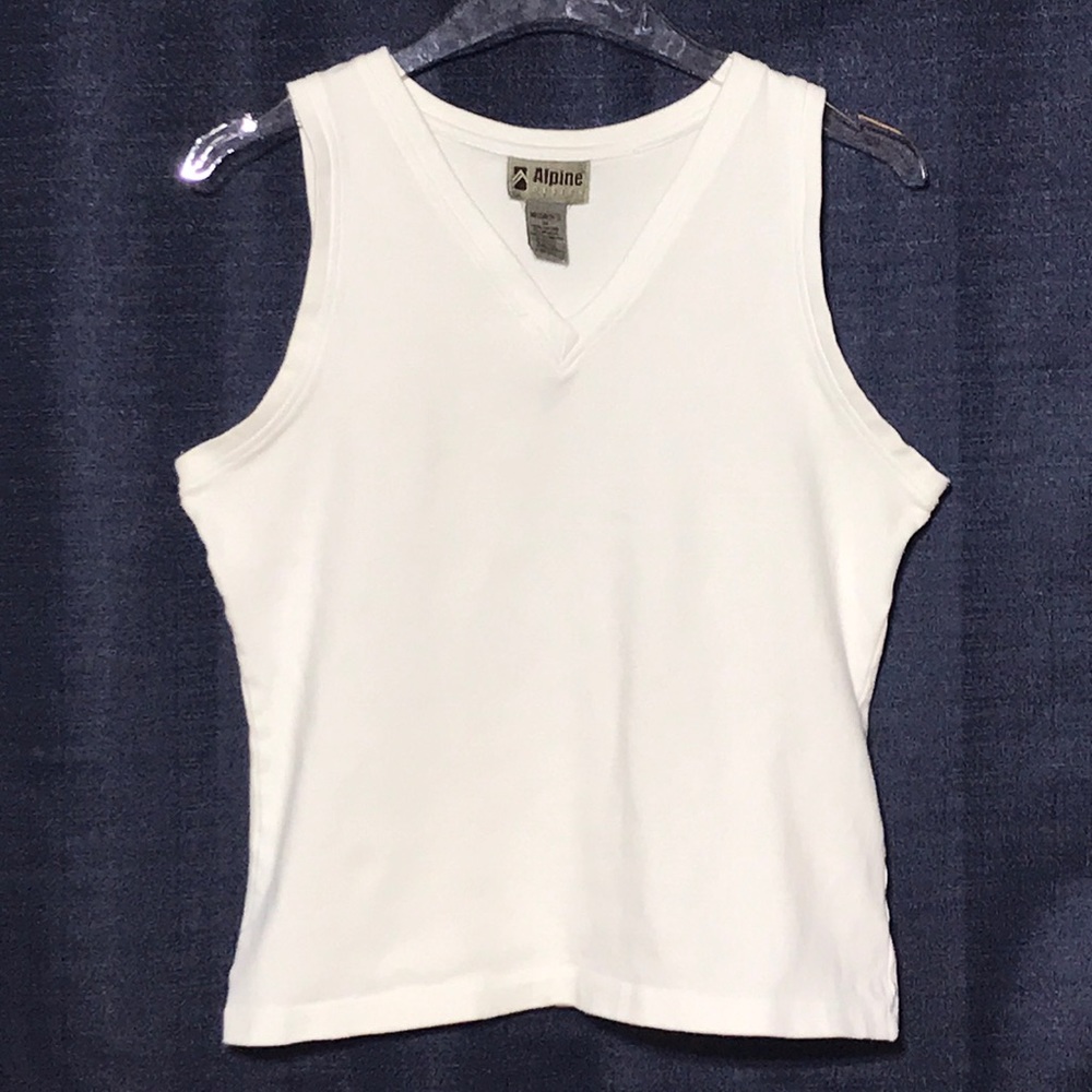 ALPINE DESIGN Tee - Sleeveless White